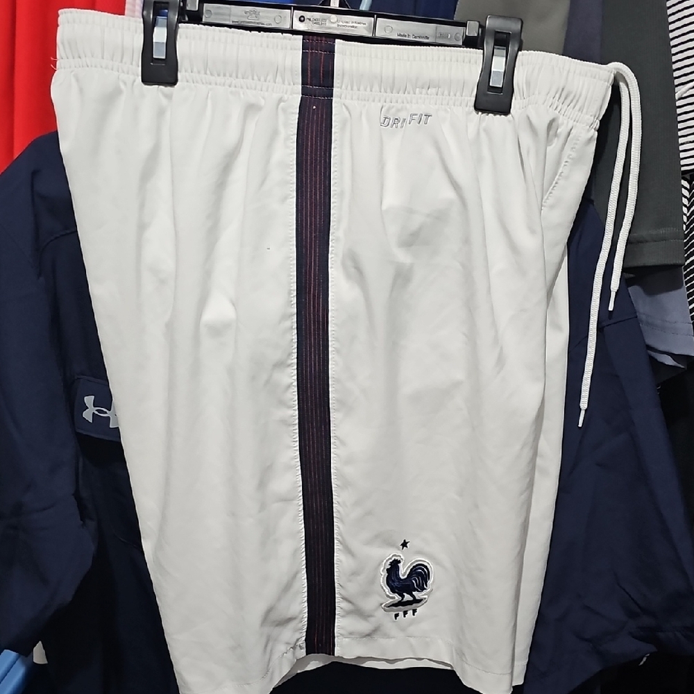Nike White Dri-FIT Shorts